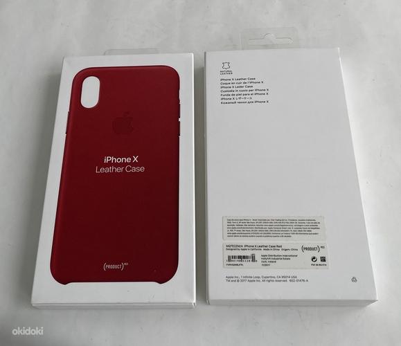 Apple iPhone X Leather Case (фото #1)