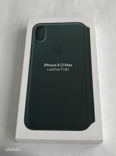 iPhone XS Max Leather Case Folio Black/Green/Red/Blue (foto #7)