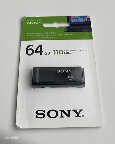 Sony Micro Vault 64GB USB 3.1 Black, White, Pink,Blue (фото #1)