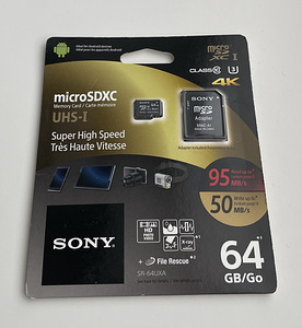 Sony microSDXC UHS-I 64GB, 95 MB/s