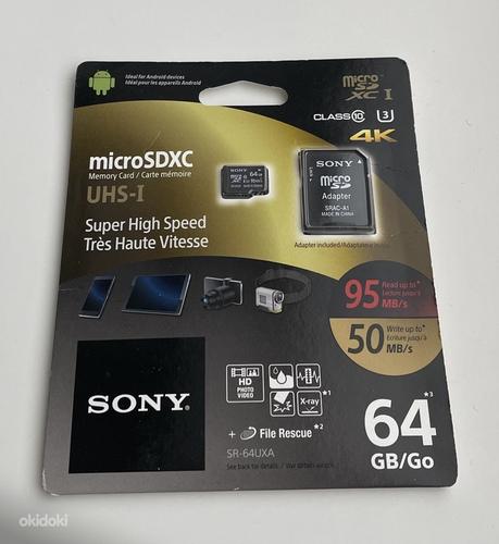 Sony microSDXC UHS-I 64GB, 95 MB/s (фото #1)