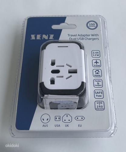 Senz Travel Adapter With Dual USB Chargers (фото #1)