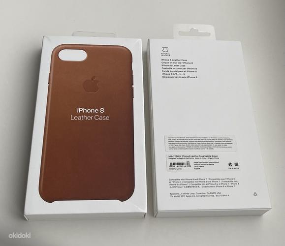 iPhone 8 Leather Case Black/Midnight Blue/Saddle Brown (foto #3)
