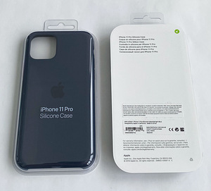iPhone 11 Pro Silicone Case Pink/Black/Clear/Red/Blue/White (4 foto / 7)