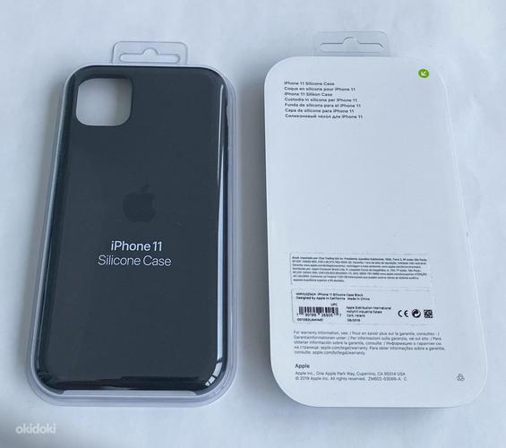 iPhone 11 Silicone Case White/Clear/Black (фото #1)