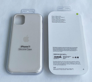 iPhone 11 Silicone Case White / Clear (2 foto / 2)