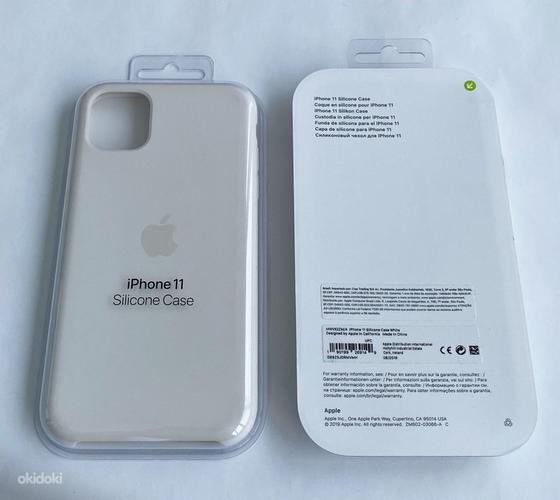 iPhone 11 Silicone Case White/Clear/Black (фото #3)