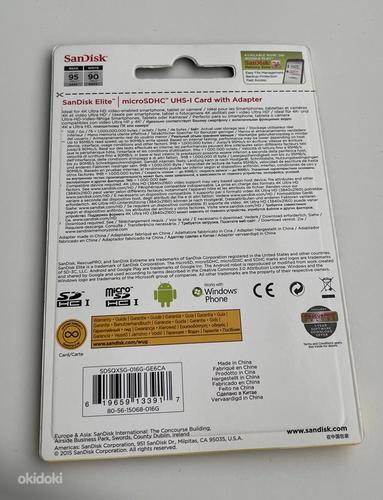 Sandisk Elite microSDXC 16/32/64GB 95MB/s+ SD adapter (фото #2)