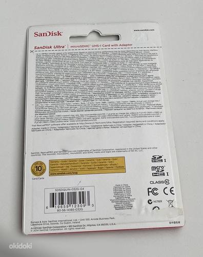 SanDisk Ultra microSDHC 32/64GB 48MB/s Class10 + adapter (фото #2)
