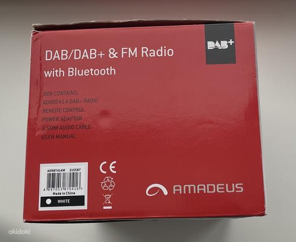 Amadeus DAB/DAB+ & FM Radio with Bluetooth , White (фото #3)