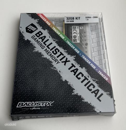 Ballistix Tactical Tracer RGB 2x16GB 32GB 2,666MHz DDR4 (foto #1)