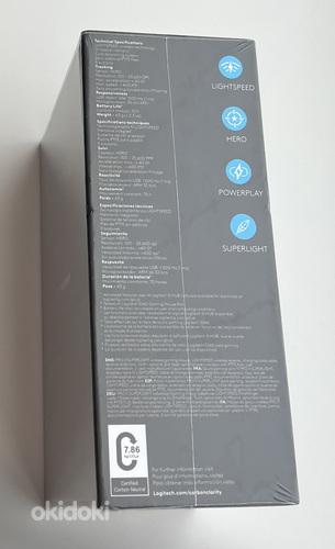 Logitech G Pro X Superlight Wireless , Black (фото #2)