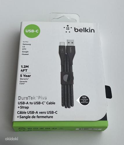 Belkin DuraTek™ Plus USB-C™ to USB-A Cable with Strap (фото #1)