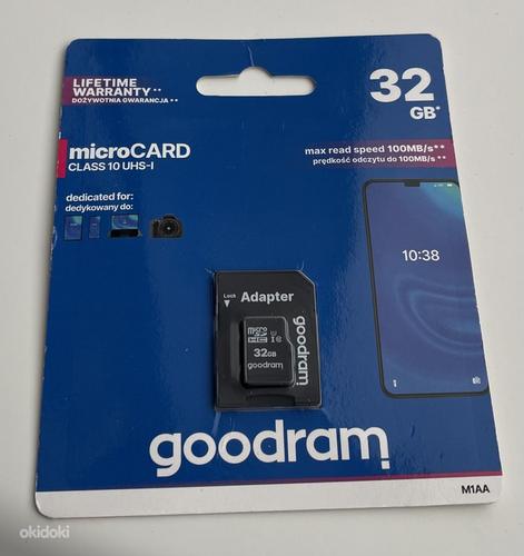 GoodRam microSDHC (32GB | class 10 | UHS I) + adapter (фото #1)