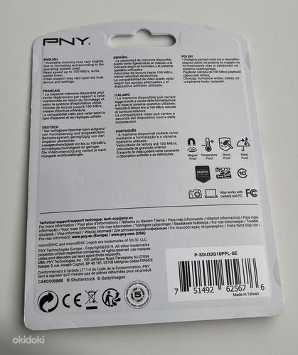PNY 32/64GB microSDHC Card Performance Plus (фото #2)