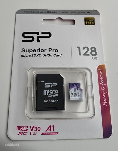 Silicon Power Superior Pro microSDXC Card 128GB UHS-I U3 V30 (фото #1)