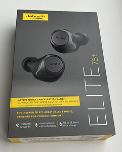 Jabra Elite 75t Wireless Black/Titanium Black/Gold Beige (3 foto / 6)