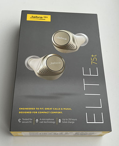Jabra Elite 75t Wireless Black/Titanium Black/Gold Beige (5 foto / 6)