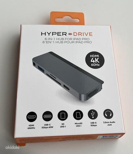 HYPERDRIVE 6-in-1 USB-C Hub for iPad Pro (фото #1)