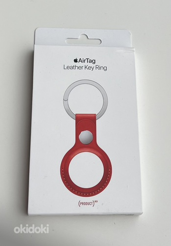 Apple AirTag Leather Key Ring (фото #1)