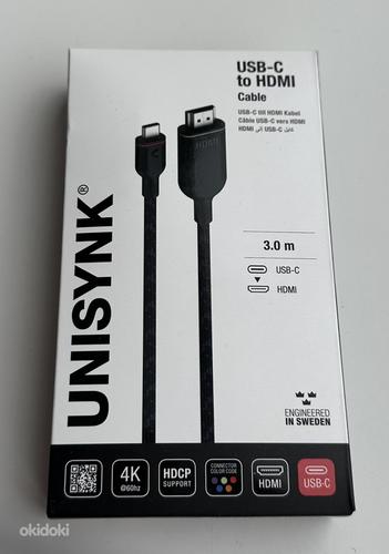 Unisynk USB-C to HDMI Cable 4K , 3m (foto #1)