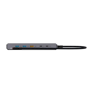 Unisynk 12 Port Dual Display USB-C Hub 8K Pro , Grey (4 foto / 8)