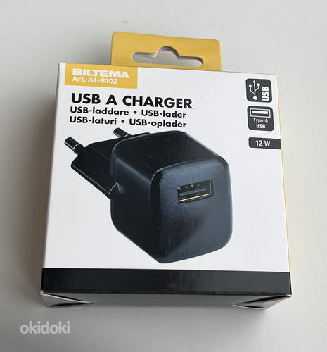 Biltema USB charger, Type A, 2.4 A (фото #1)