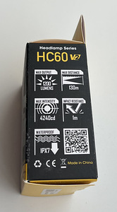 Nitecore HC60 v2 1200 Lumen (3 foto / 4)