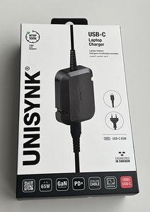 Unisynk USB-C Laptop Charger 65W , Black