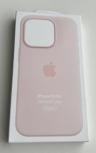 Apple iPhone 15 Pro Silicone Case Light Pink