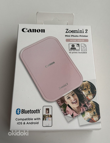 Canon Zoemini 2 Mini Photo Printer Rose Gold (фото #1)