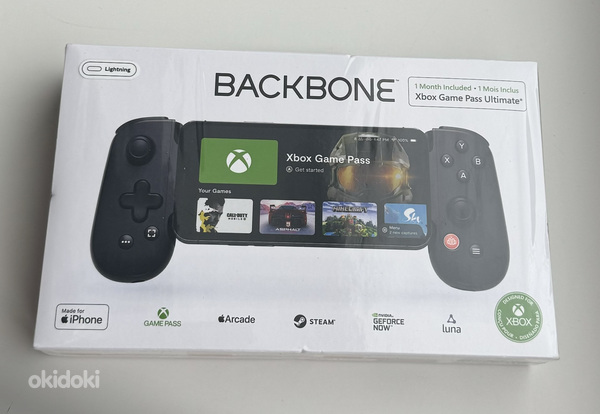 Backbone One for Xbox for iPhone (Lightning) , Black (фото #1)