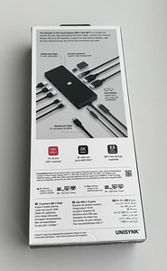Unisynk 12 Port Dual Display USB-C Hub 8K Pro , Black (8 foto / 10)