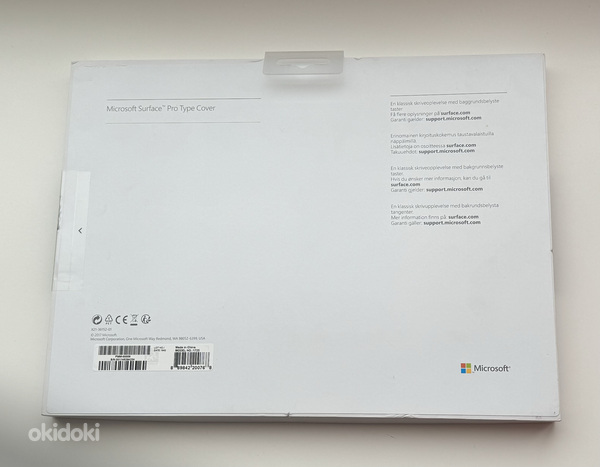 Microsoft Surface Pro Type Cover , SWE , Black (foto #2)