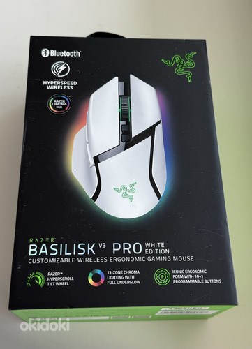 Razer Basilisk V3 Pro , White (фото #1)