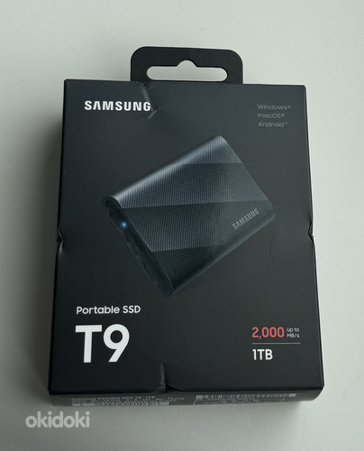 Samsung T9 SSD 1TB USB 3.2 Gen 2, Black (фото #1)