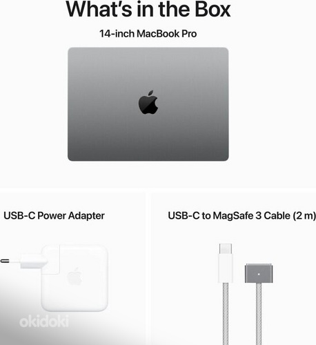 Apple MacBook Pro 14 (2023) M3 8C/10C 8 GB 512 GB SWE (foto #5)