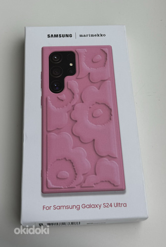 【marimekko×samsung】スマホケース Embossed Case S24 Ultra Samsung x marimekko Galaxy S24 Embossed Case UNIKKO Iconic