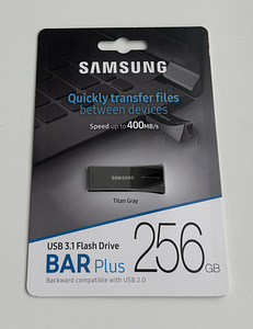 Samsung BAR Plus USB 3.1 256 GB Titan Gray (1 foto / 2)