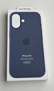 Apple iPhone 16 Silicone Case with Magsafe , Denim