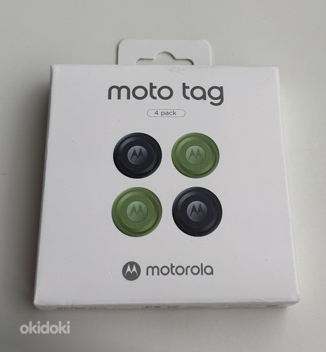 Motorola Moto Tag Bluetooth Tracker Jade, Midnight blue