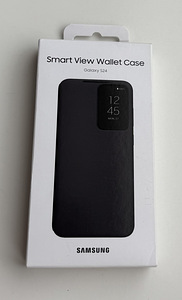 Samsung Galaxy S24 Smart View Wallet Case , Black / Violet