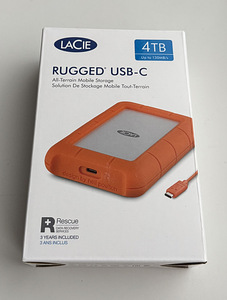 LaCie Rugged USB-C 4TB , Orange (1 foto / 5)