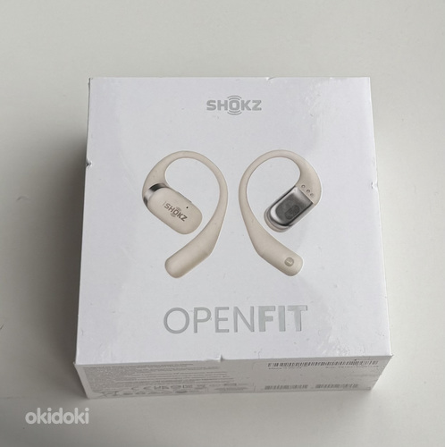 Shokz OpenFit Wireless Headphones , Beige
