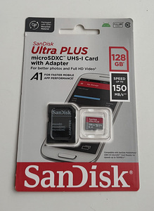 Sandisk Ultra PLUS microSDXC 128GB 150MB/s UHS-I Card (1 foto / 2)