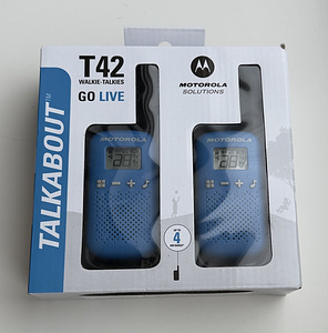 Motorola TALKABOUT T42 Blue Twin Pack