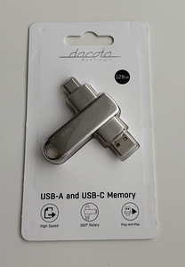 Dacota Platinum USB-A and USB-C Memory 128gb (1 фото из 2)