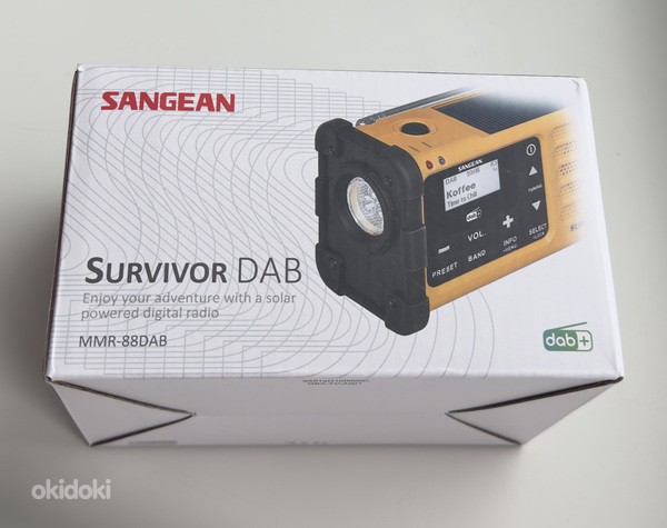 Sangean Survivor Dab MMR-88DAB , Black/Yellow