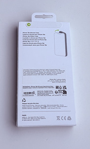 Apple iPhone 16e Silicone Case , Black / Winter Blue (4 foto / 4)