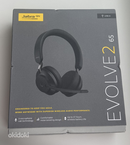Jabra Evolve 2 65 Link380/390a MS Stereo , Black